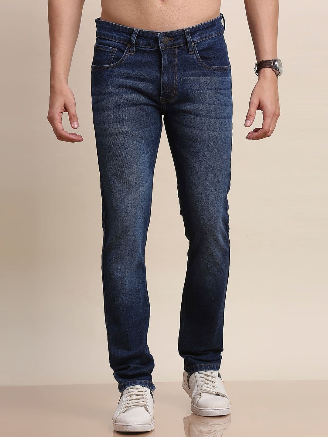 Moda Rapido Men Light Fade Skinny Fit Smart Stretchable Jeans - view 1