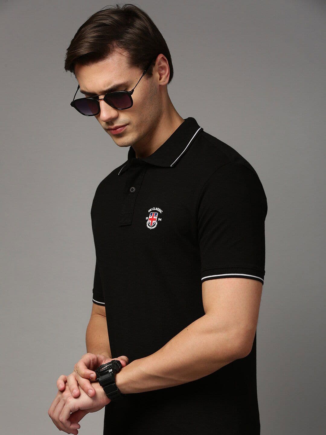 ONN Polo Collar Short Sleeves Pure Cotton T-shirt - view 1