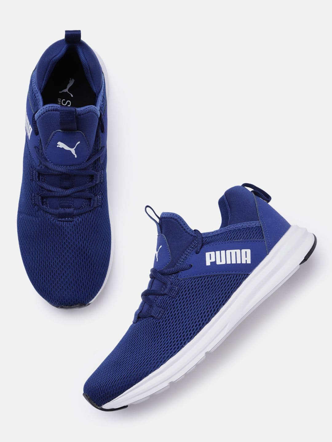 Puma Men Enzo Leam Textile Running Shoes - view 1