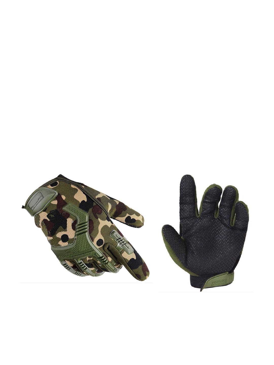 Alexvyan Printed Anti-Skid Snuggly-Fit Full Finger Sports Gloves - view 1