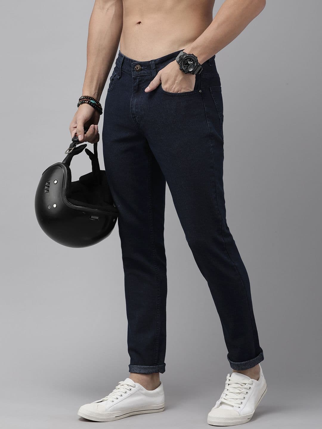 The Roadster Lifestyle Co. Men Slim Fit Stretchable Jeans - view 1
