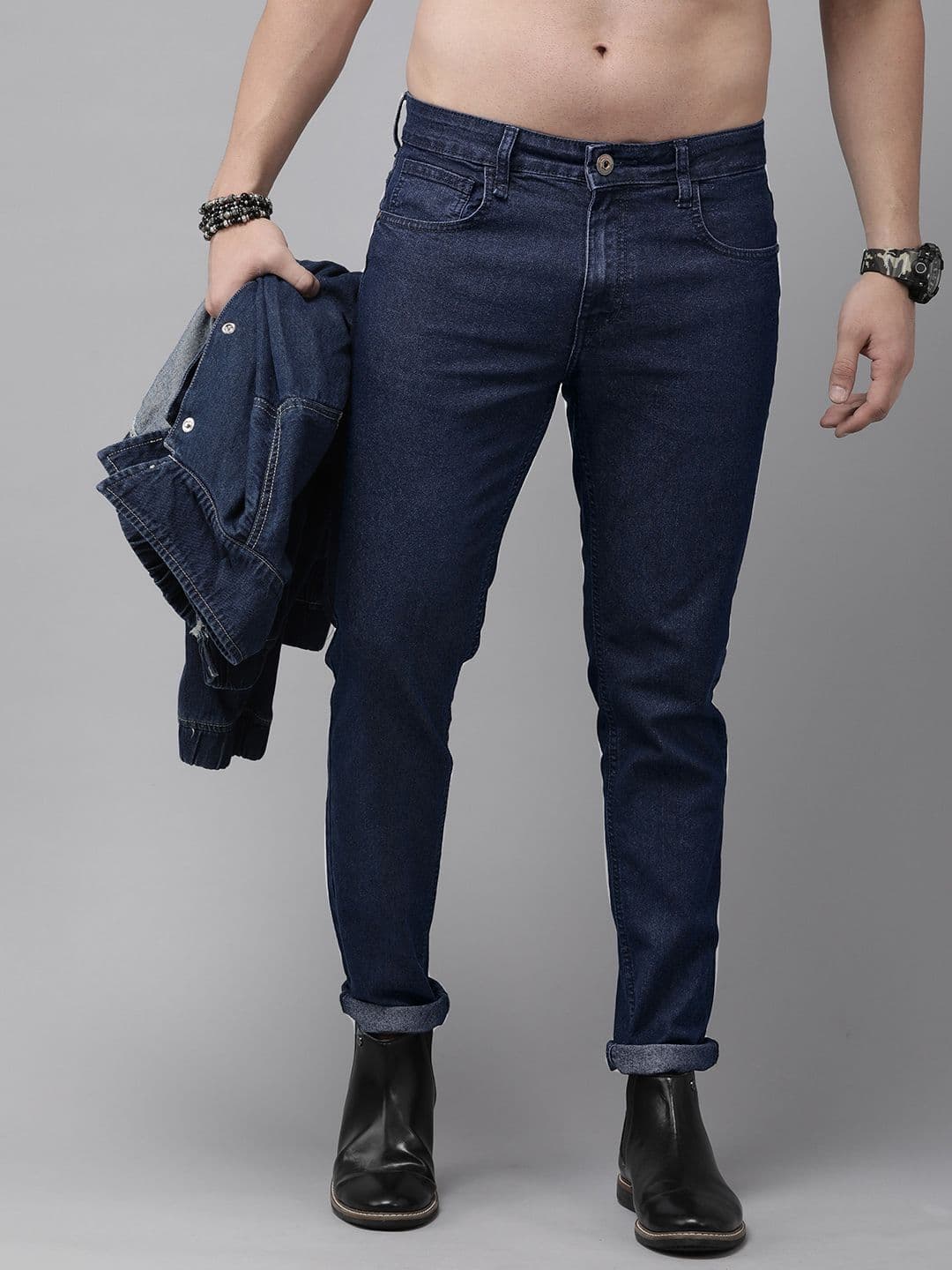 The Roadster Lifestyle Co. Men Slim Fit Stretchable Jeans - view 1