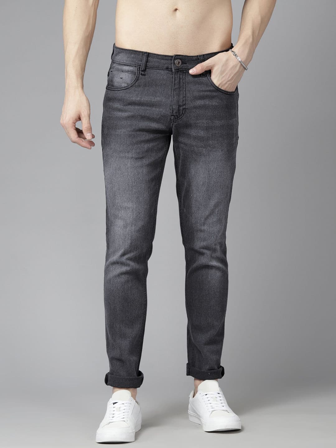 The Roadster Lifestyle Co. Men Slim Tapered Fit Jeans - view 1