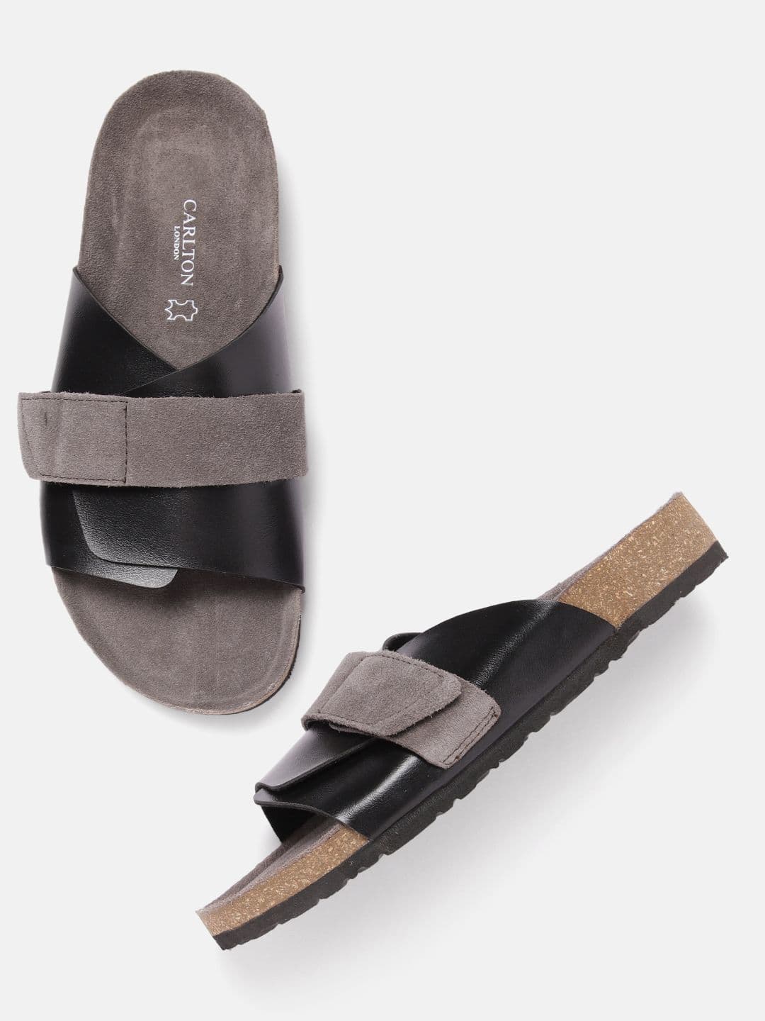 Carlton London Men Colourblocked Comfort Sandals - view 1