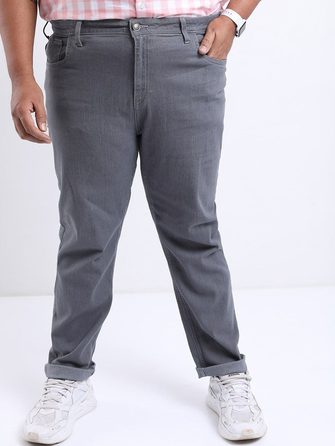 HIGHLANDER Men Plus Size Slim Fit Stretchable Jeans - view 1