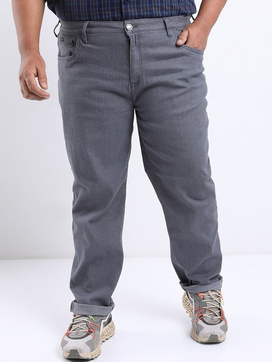 HIGHLANDER Men Plus Size Slim Fit Stretchable Jeans - view 1