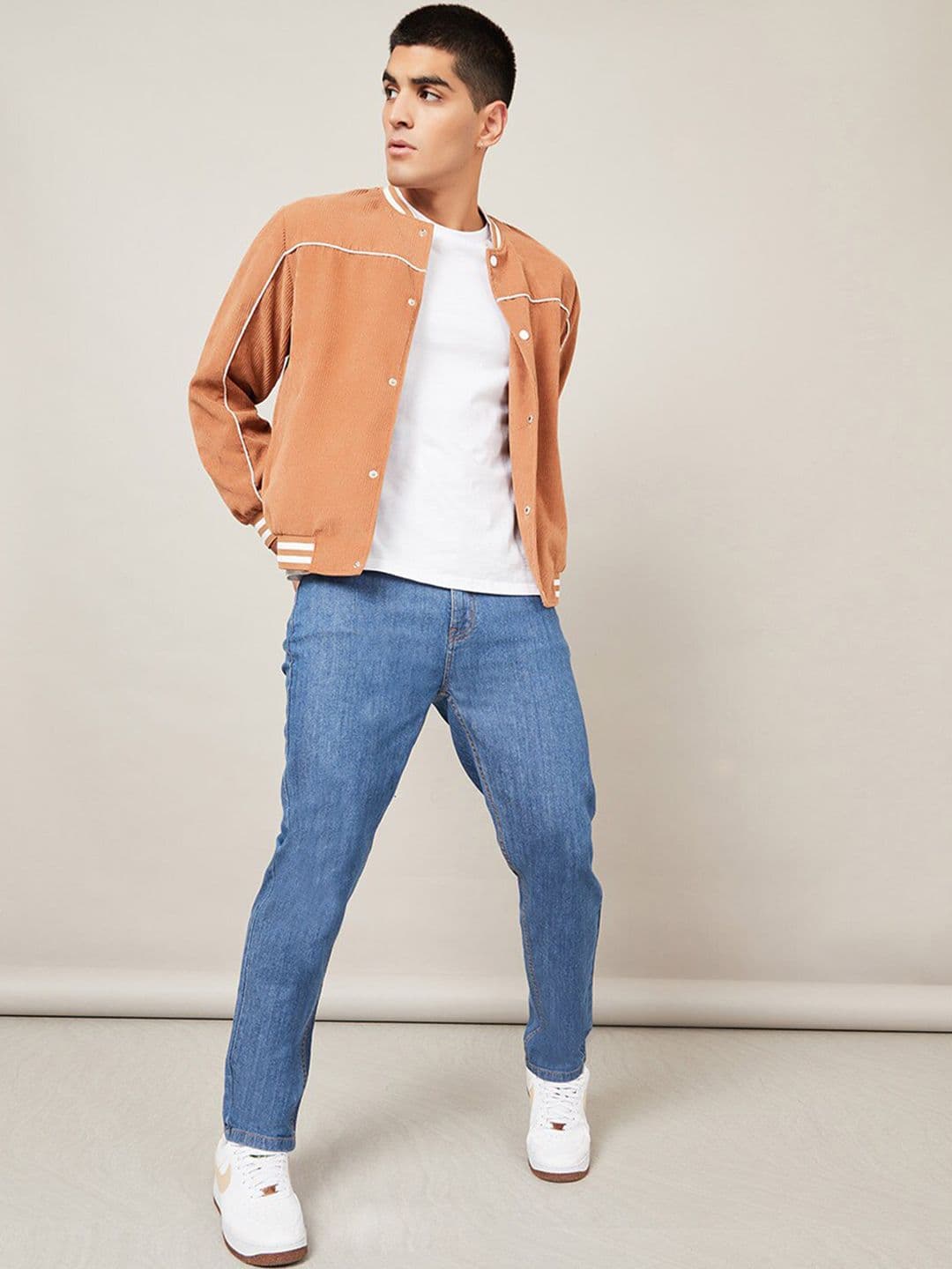Styli Men Regular Fit Mid-Rise Light Fade Cotton Denim Jeans - view 1
