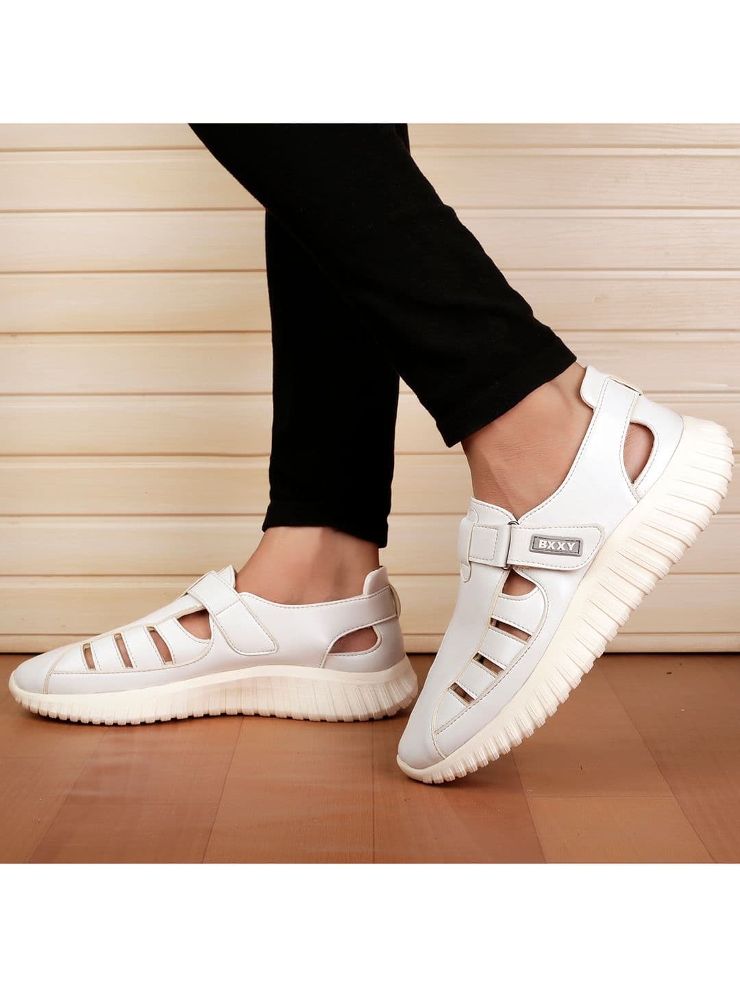 Bxxy Men Textured Shoe-Style Sandals - view 1