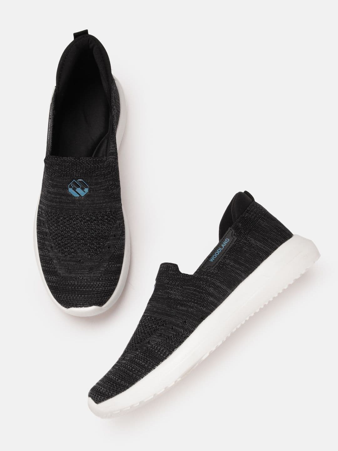 Woodland Woodsport Men Woven Design Slip-On Running Shoes - view 1