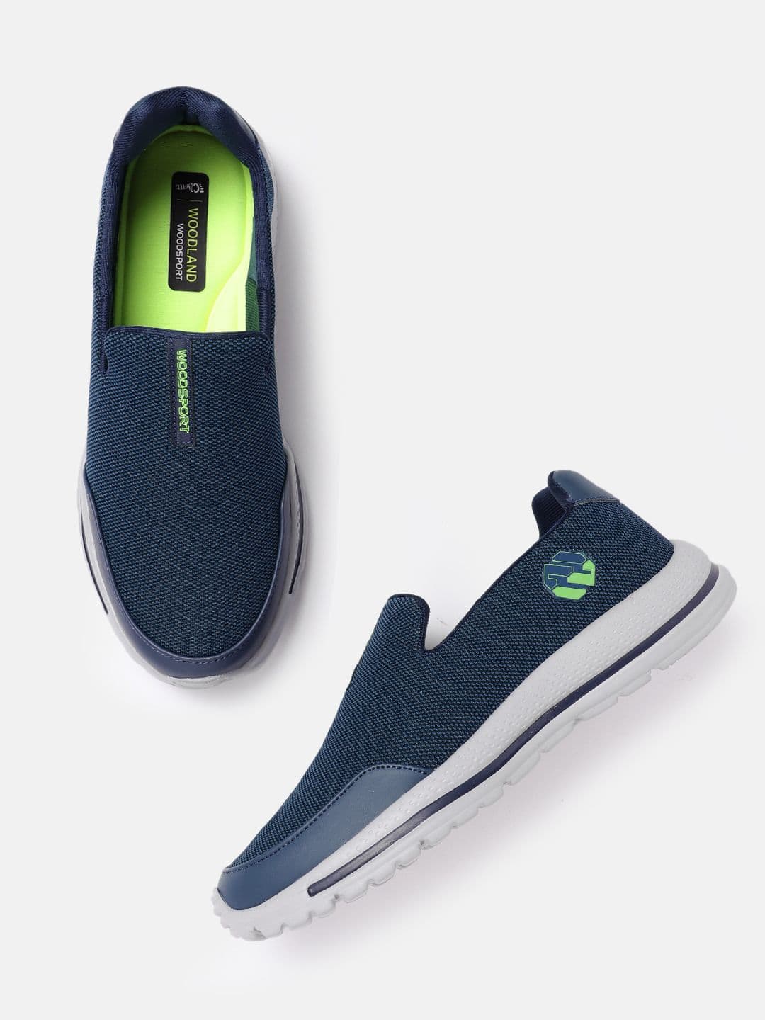 Woodland Men Woven Design Running Shoes - view 1