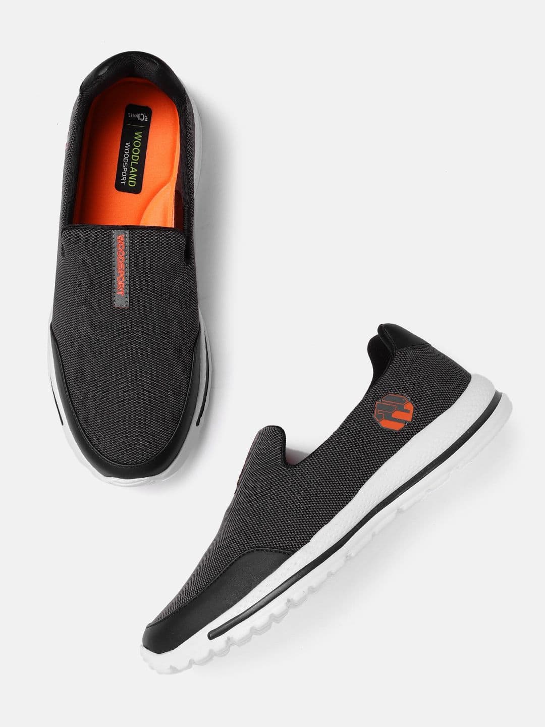 Woodland Woodsport Men Woven Design Slip-On Running Shoes - view 1
