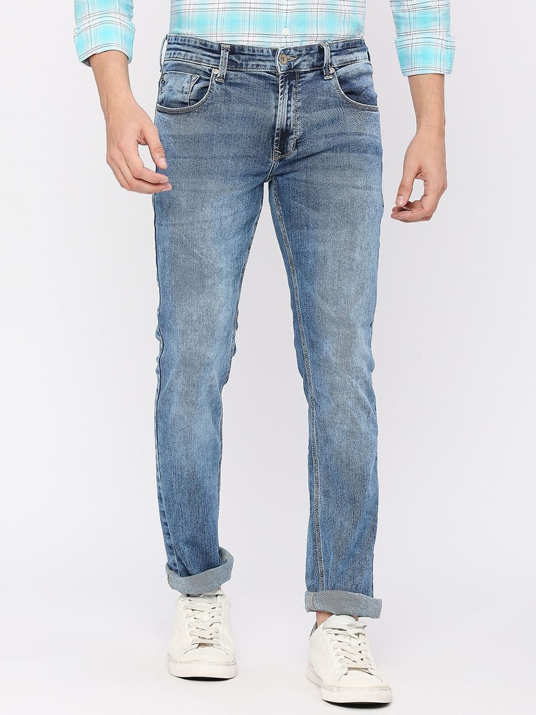 SPYKAR Men Clean Look Heavy Fade Cotton Jeans - view 1