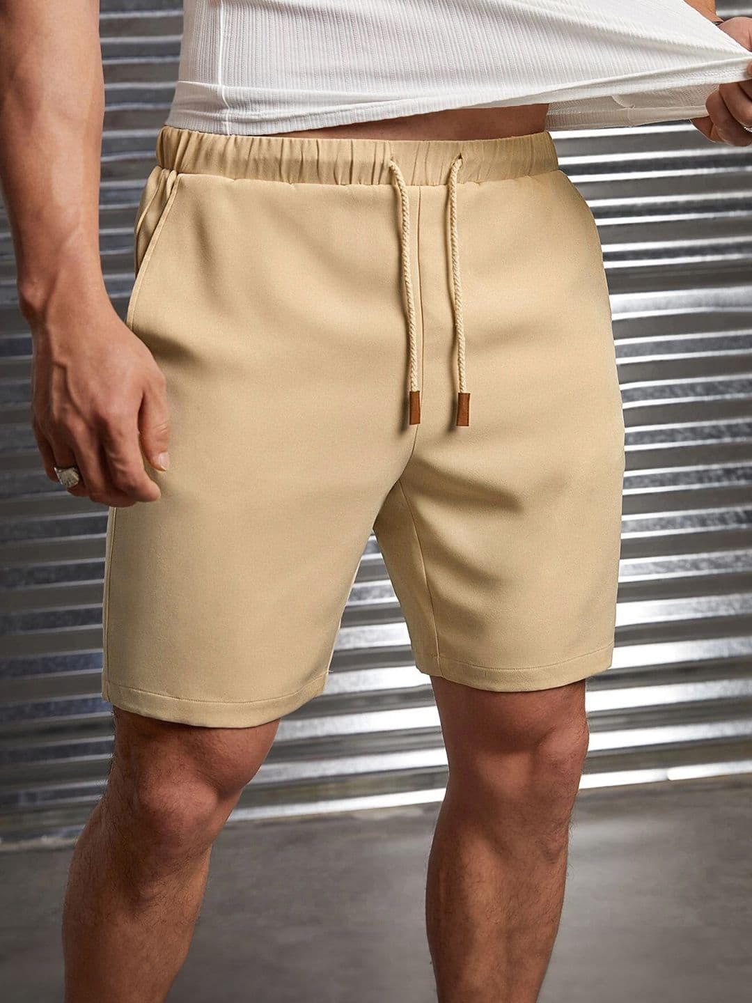 NOBERO Men Mid-Rise Cotton Shorts - view 1