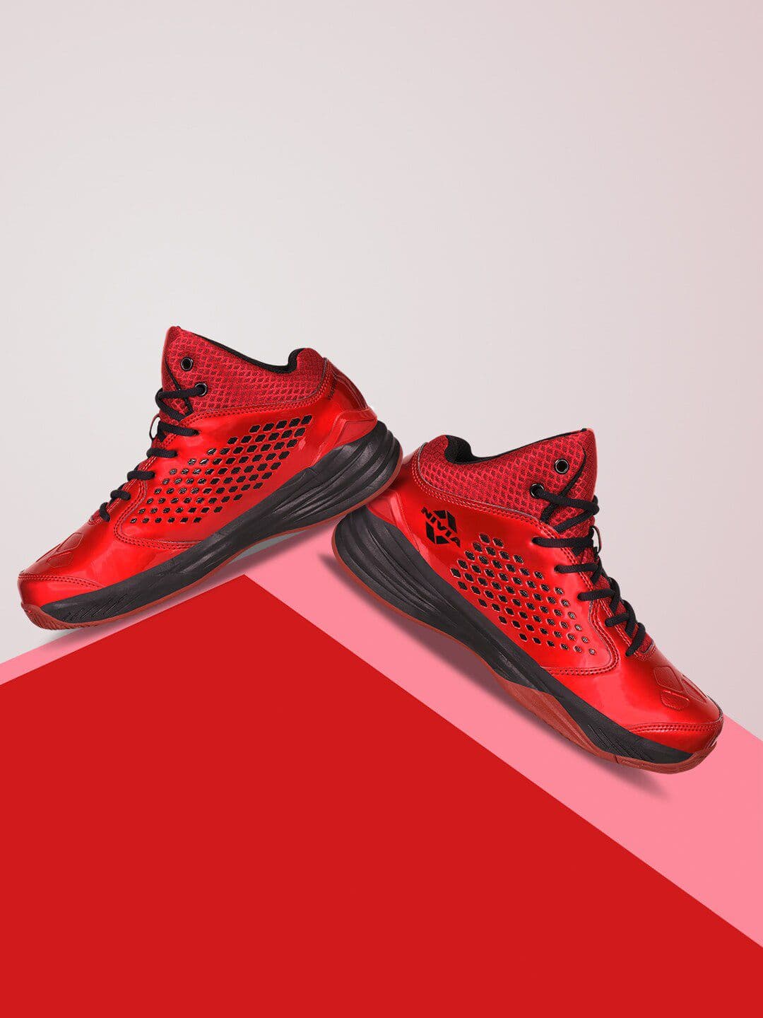 NIVIA Warrior-I Men Basketball Shoes with Breathable Upper for Indoor & Outdoor Court Grip - view 1