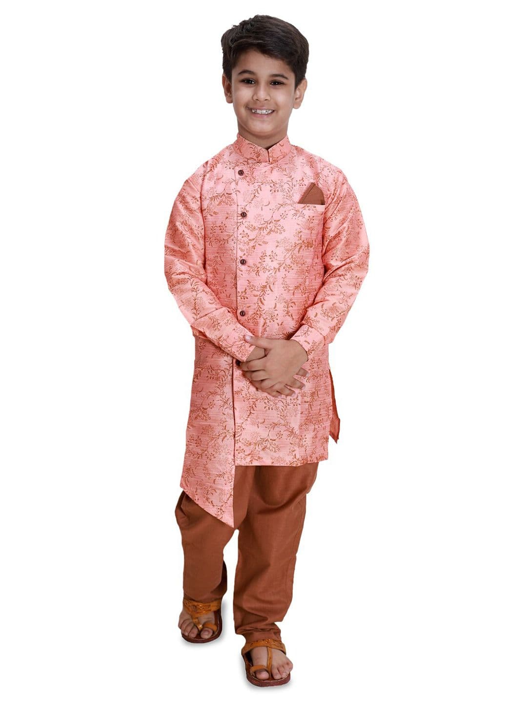 FOURFOLDS Printed Sherwani & Trouser Set - view 1