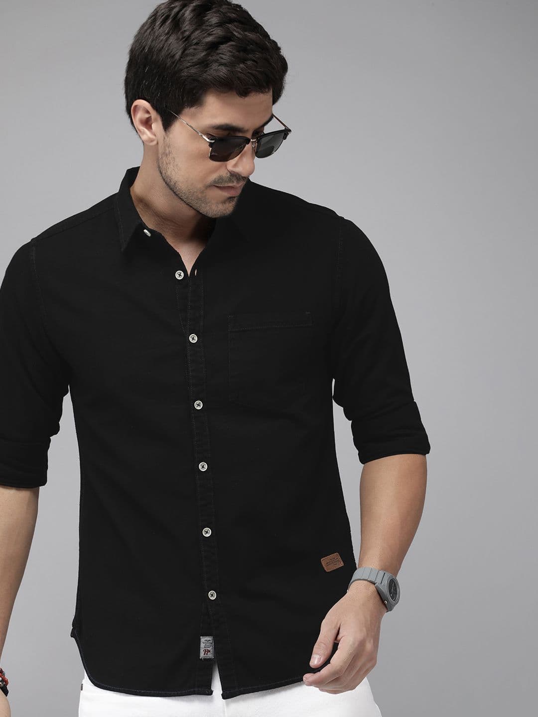 Roadster Men Standard Opaque Casual Shirt - view 1