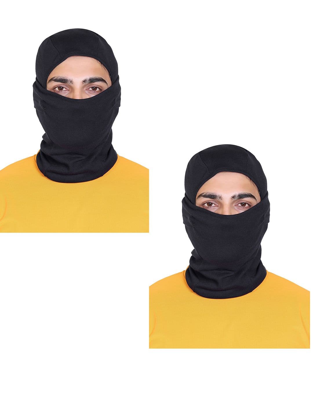 Gajraj Pack Of 2 Cotton Stretchable Full Balaclava Face Masks - view 1