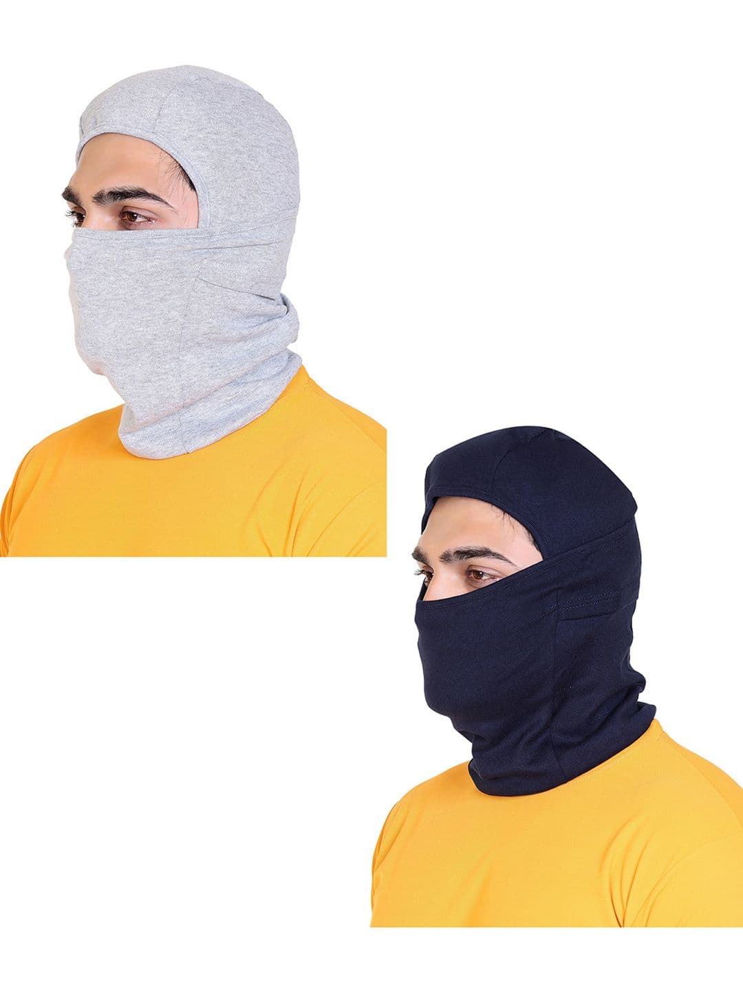 Gajraj Pack Of 2 Reusable Stretchable Cotton Full Balaclava Face Masks - view 1