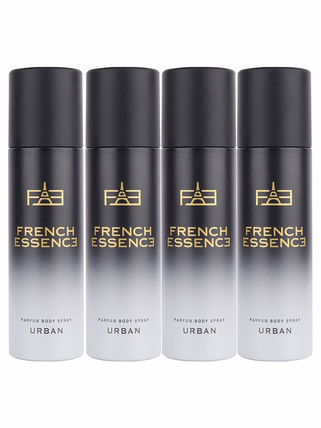 FRENCH ESSENCE Men Set Of 4 Urban Long Lasting No Gas Deodorants - 120ml Each - view 1