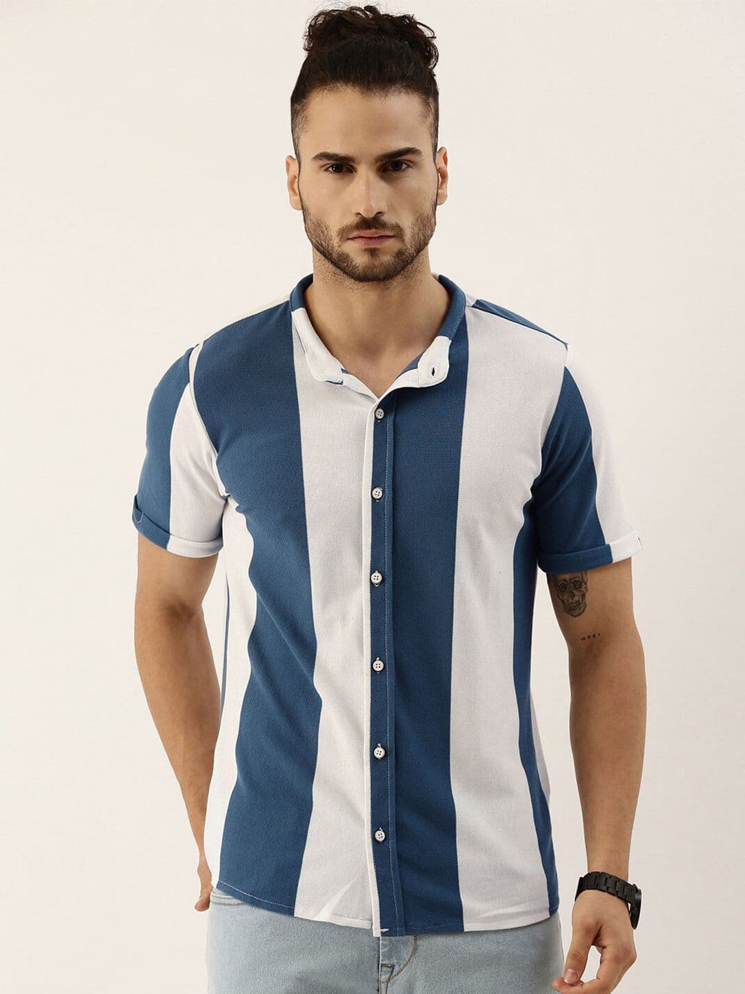 CAHOOT Classic Fit Striped Opaque Casual Shirt - view 1
