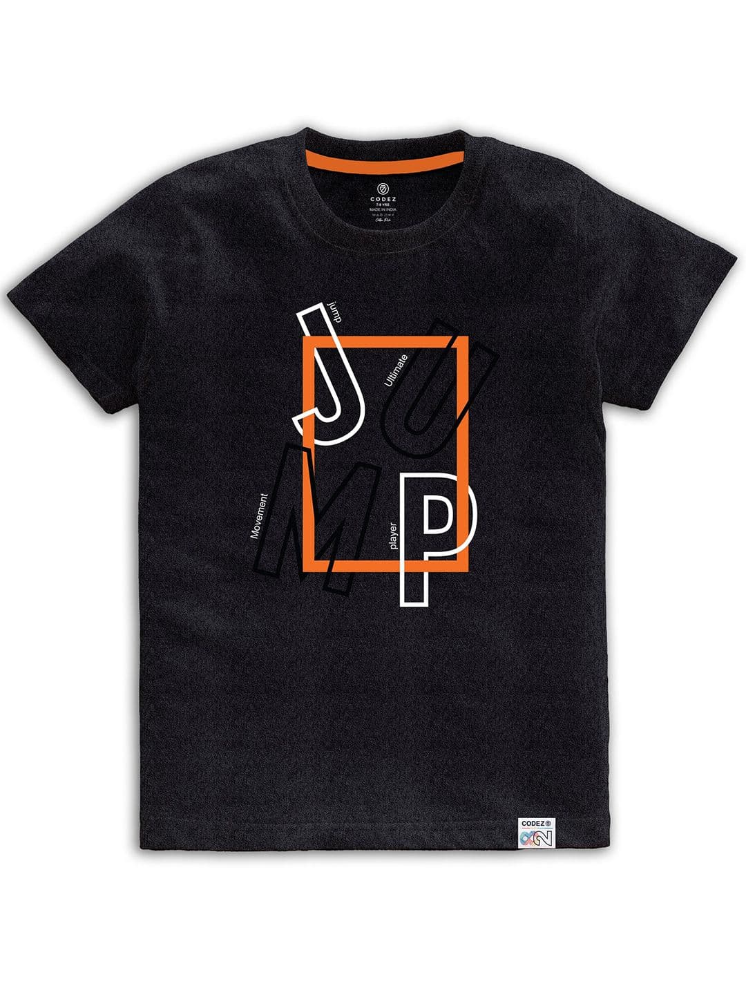 CODEZ Boys Typography Printed Cotton T-shirts - view 1