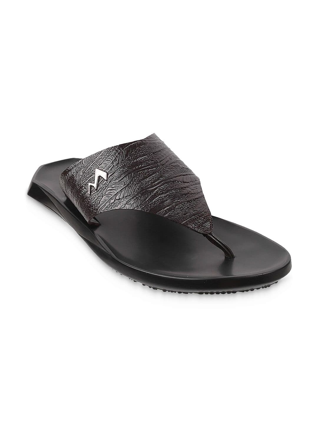 Metro Men Textured Leather Comfort Sandals - view 1