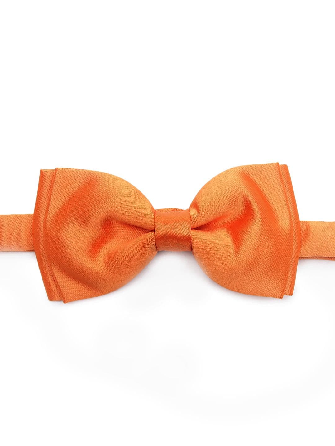 Alvaro Castagnino Orange Solid Bow Tie - view 1