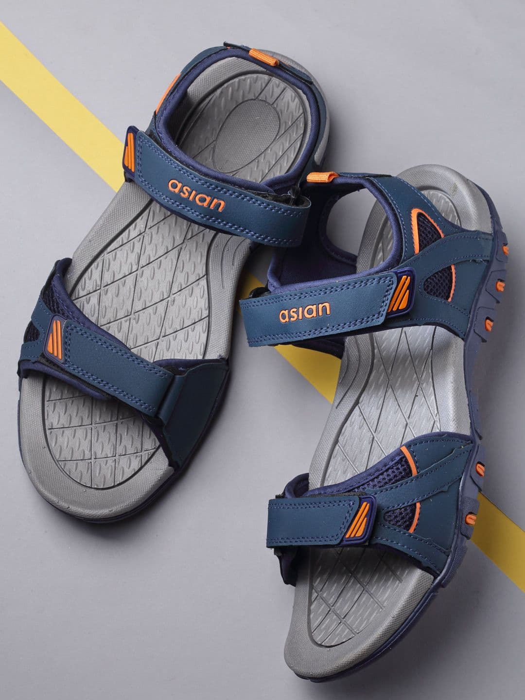 ASIAN Men Prestige-59 Textured Sports Sandals - view 1