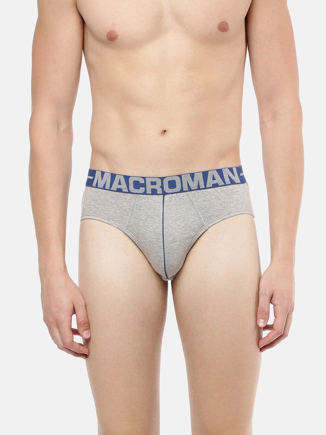 Macroman M-Series Men Pack Of 2 Mid-Rise Anti-Microbial Premium Combed Cotton Basic Brief - view 1