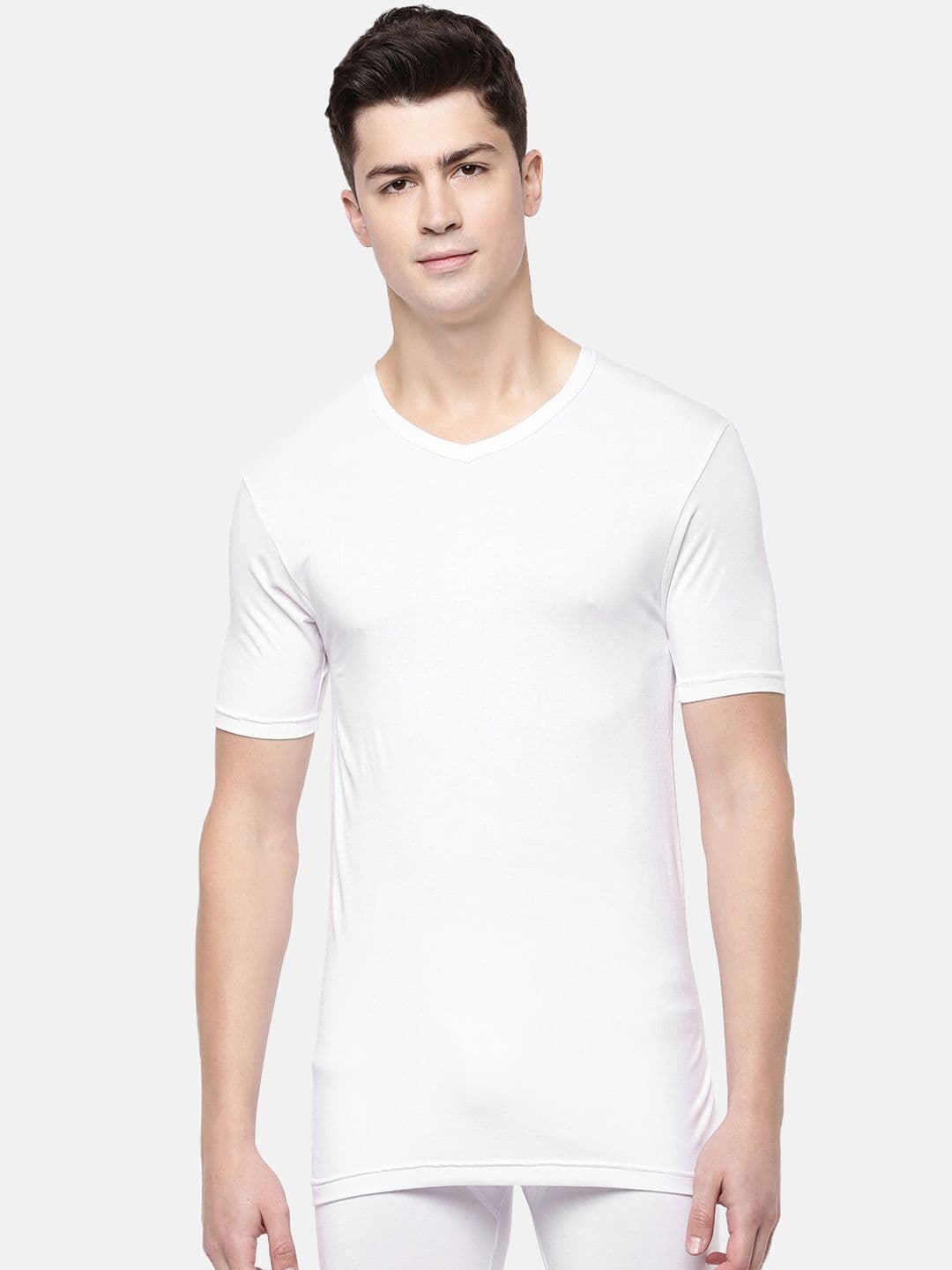 Macroman M-Series Cotton V-Neck Thermal Top - view 1