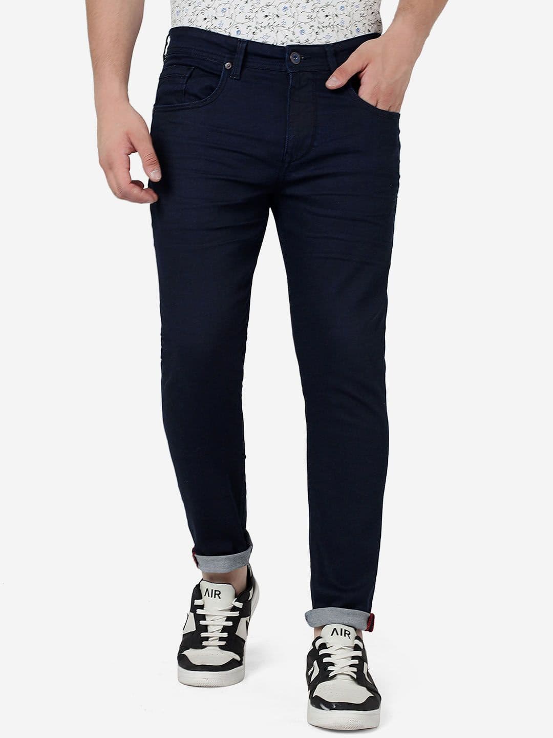 JADE BLUE Men Mid-Rise Rider Slim Fit Stretchable Jeans - view 1
