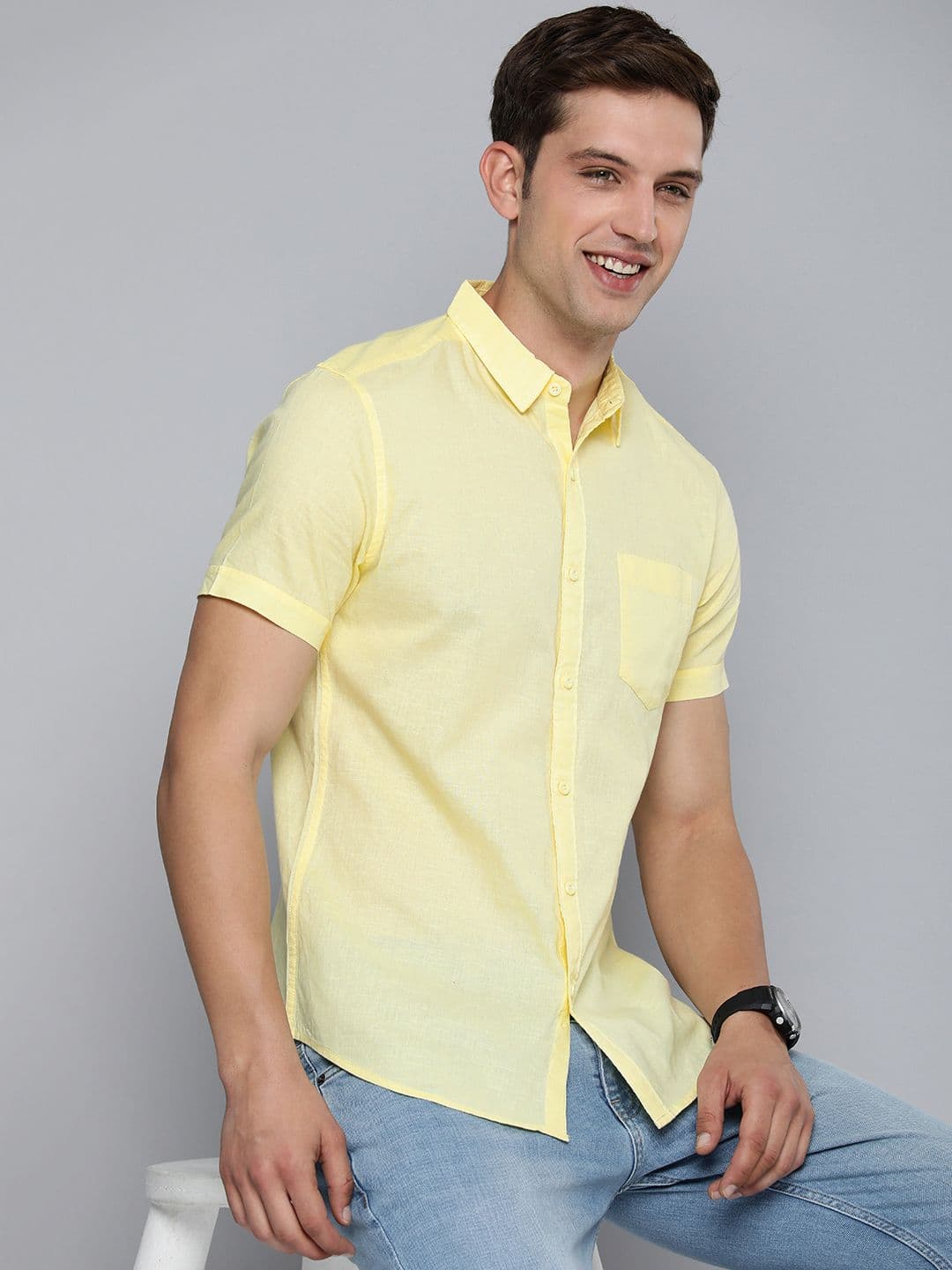 HERE&NOW Men Slim Fit Opaque Casual Shirt - view 1