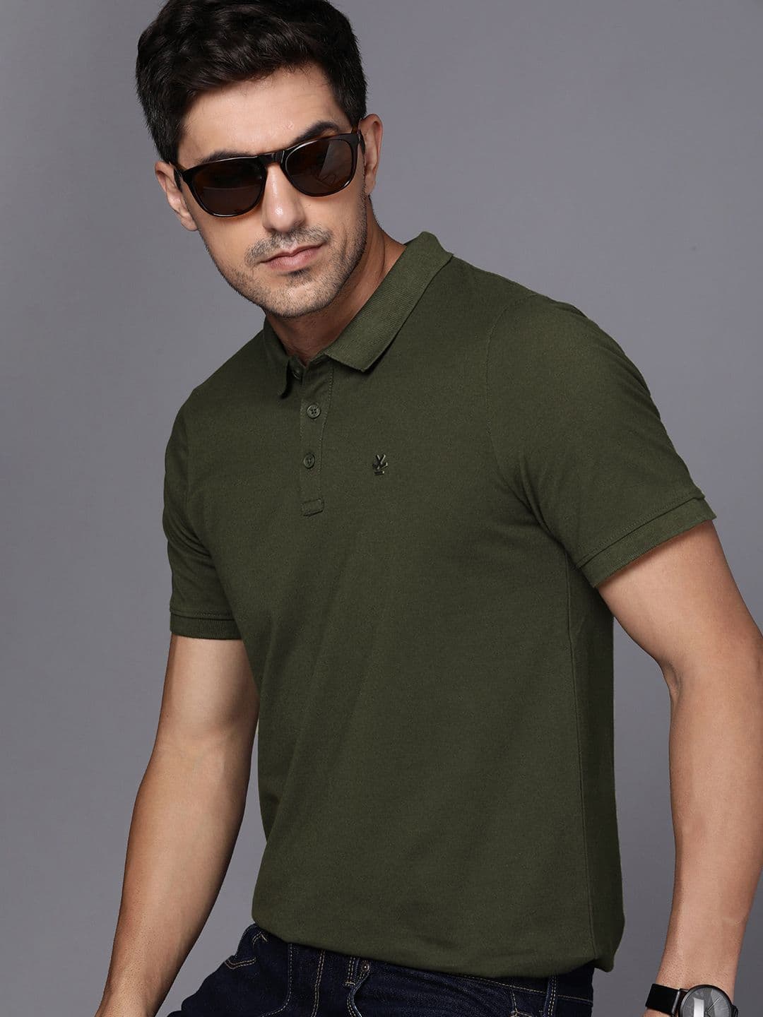 WROGN Polo Collar Slim Fit T-shirt - view 1