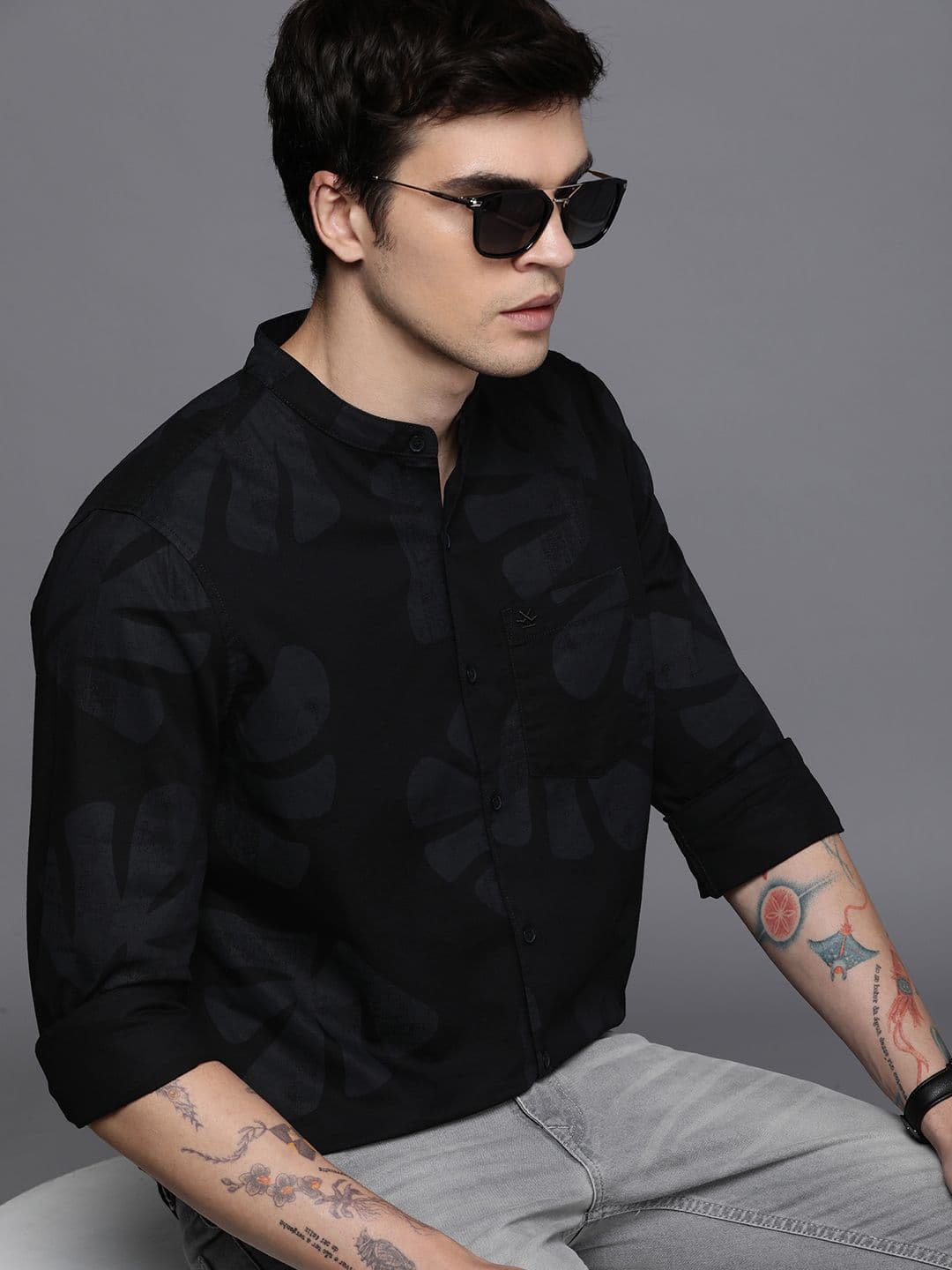 WROGN Cotton Printed Casual Shirt - view 1