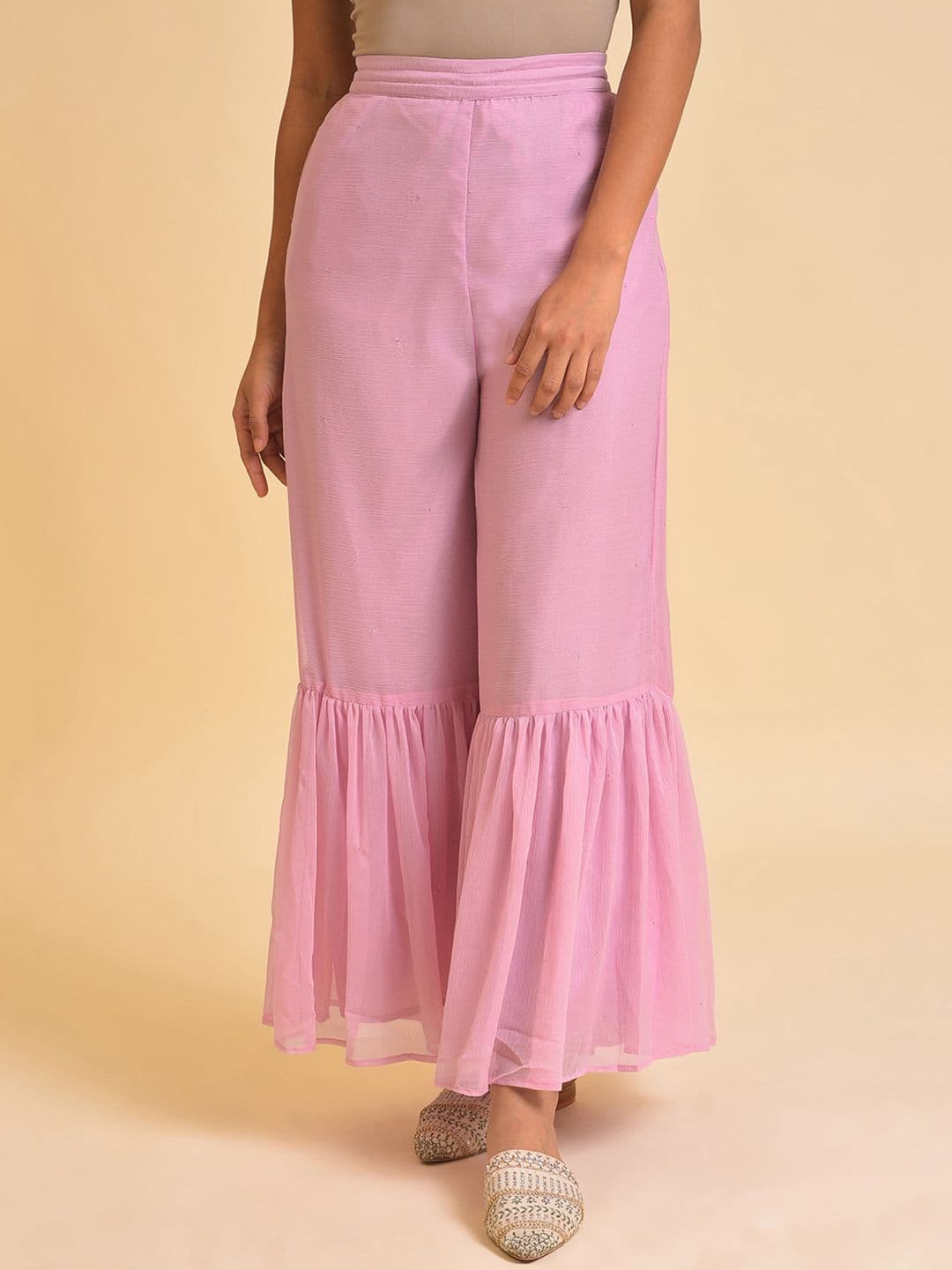 W Women Flared Fit Mid Rise Palazzo - view 1
