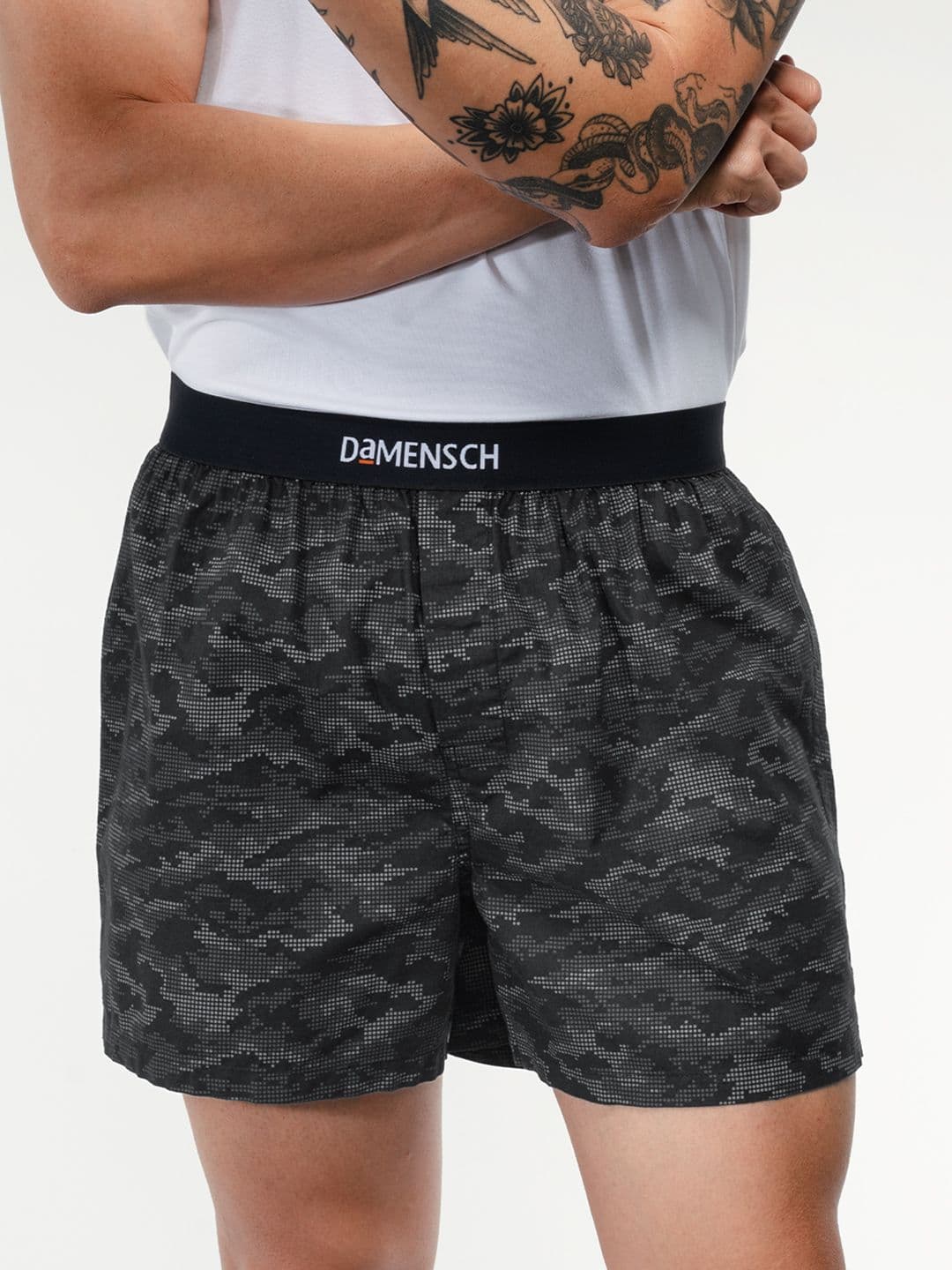 DAMENSCH Men Printed Pure Cotton Breeze Ultralight Inner Boxers IB1002-SFRIBL - view 1