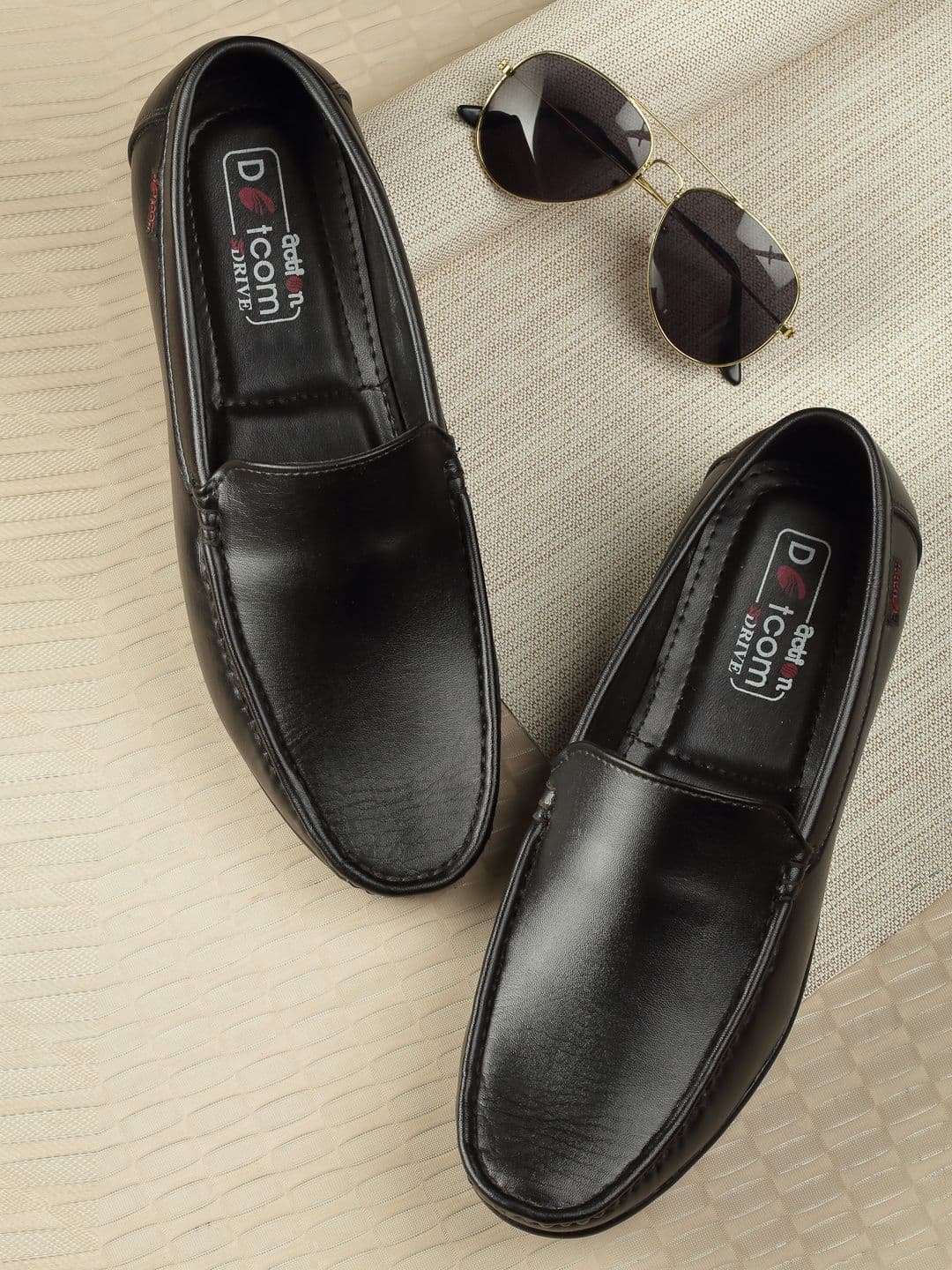 Action Men Textured Formal Loafers - view 1