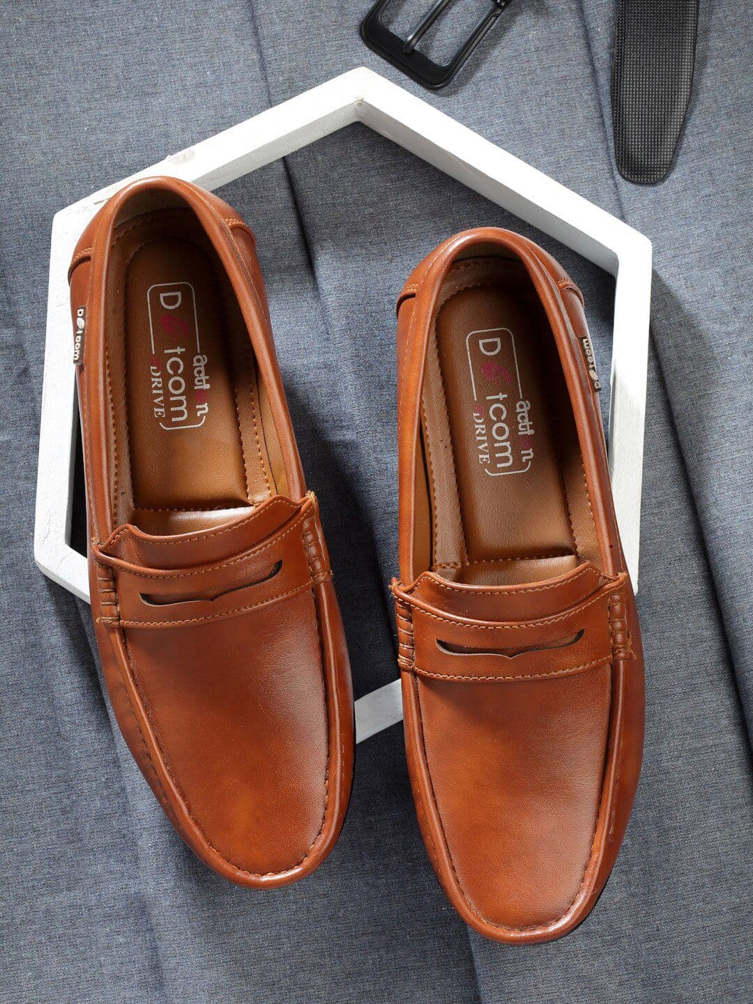 Action Men Textured Formal Loafers - view 1