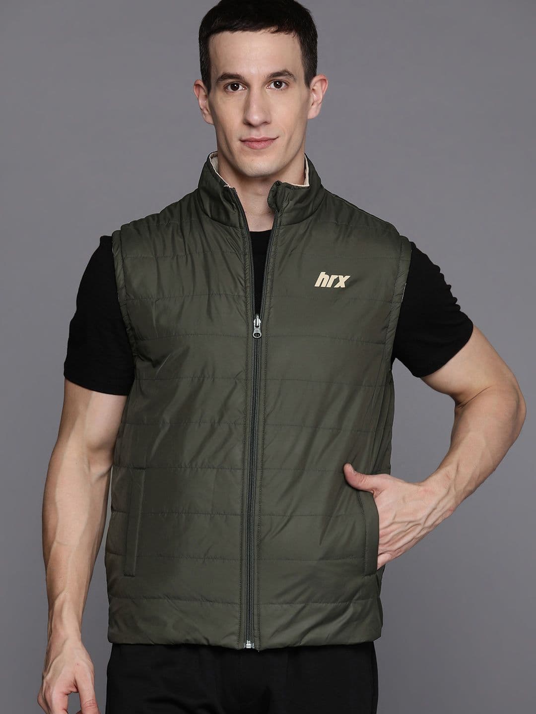 HRX by Hrithik Roshan Rapid-Dry Reversible Outdoor Jacket - view 1
