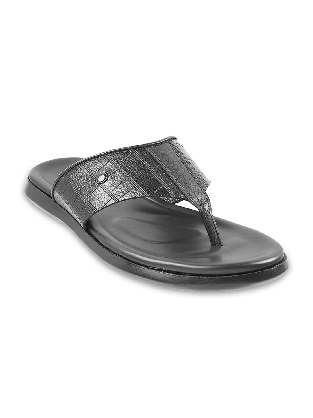Metro Men Textured Leather Comfort Sandals - view 1