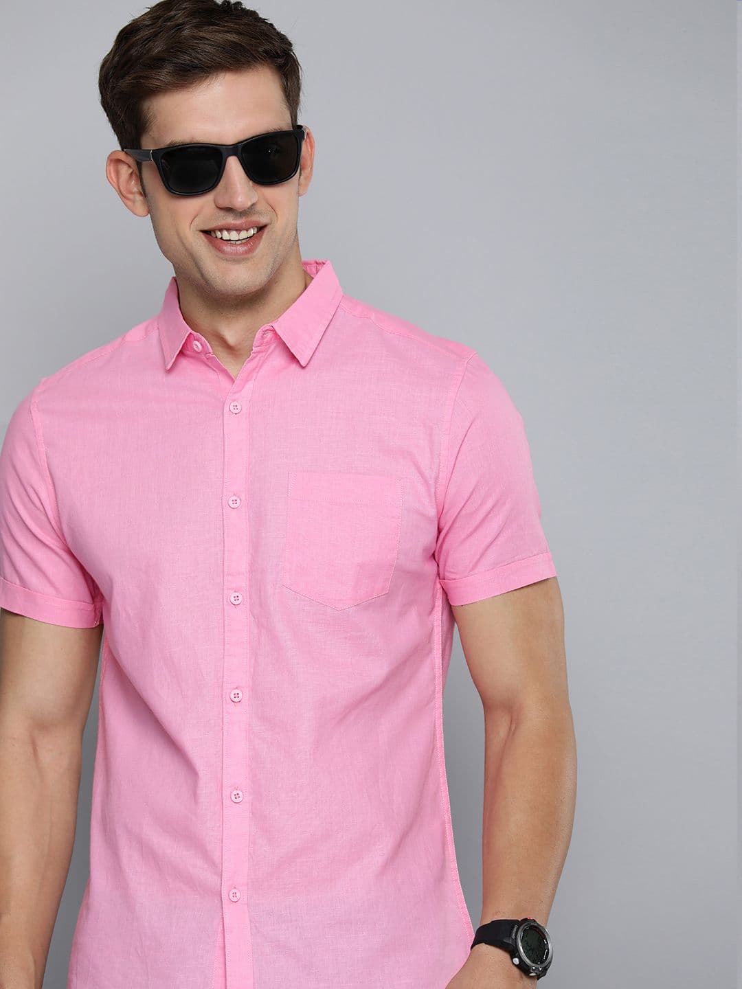 HERE&NOW Men Slim Fit Opaque Casual Shirt - view 1