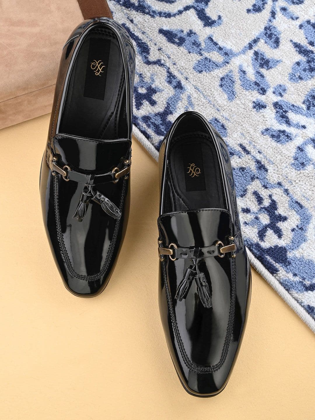 House of Pataudi Men Round Toe Formal Tassel Loafers - view 1