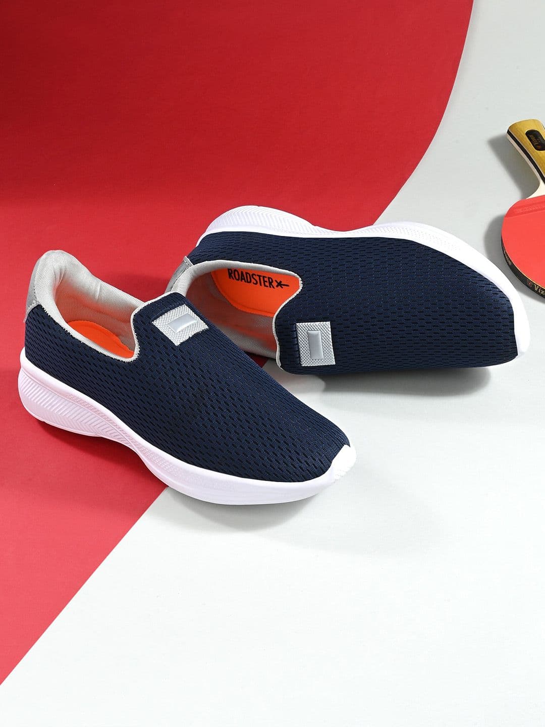 The Roadster Lifestyle Co. Men Navy Blue And White Air Max Technology Running Shoes - view 1