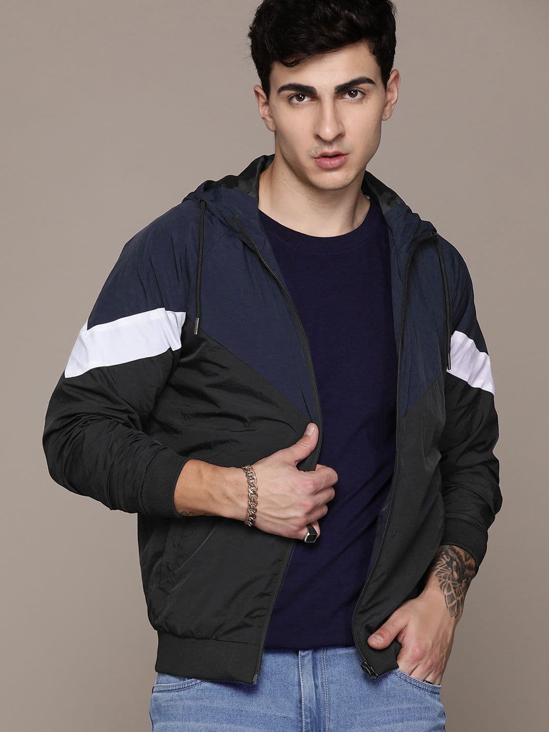 The Roadster Lifestyle Co. Colourblocked Tailored Jacket - view 1