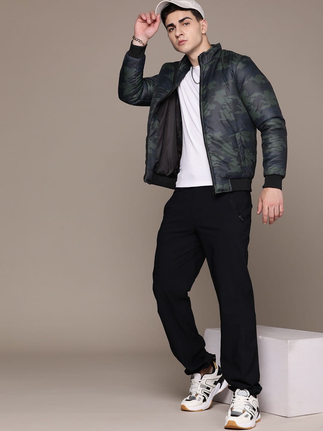 The Roadster Lifestyle Co. Camouflage Printed Bomber Jacket - view 1