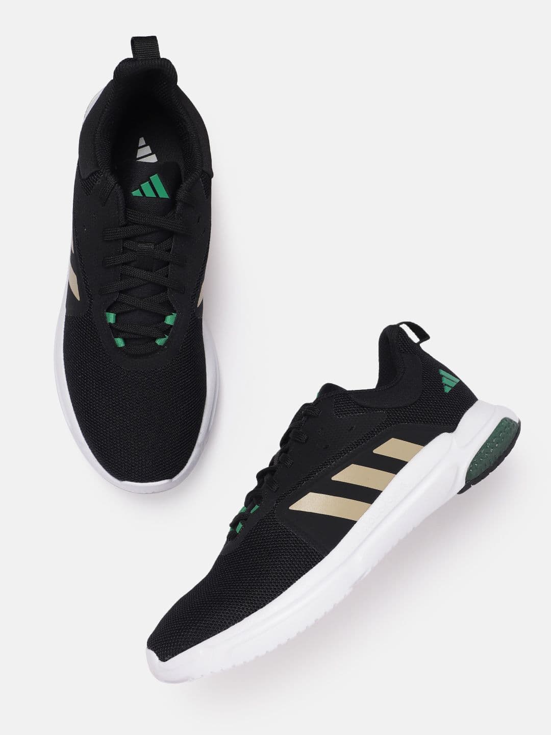 ADIDAS Men Woven Design Zarorx Speed Running Shoes with Striped Detail - view 1