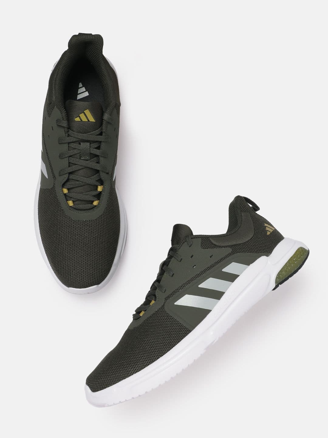ADIDAS Men Woven Design Zarorx Speed Running Shoes with Striped Detail - view 1