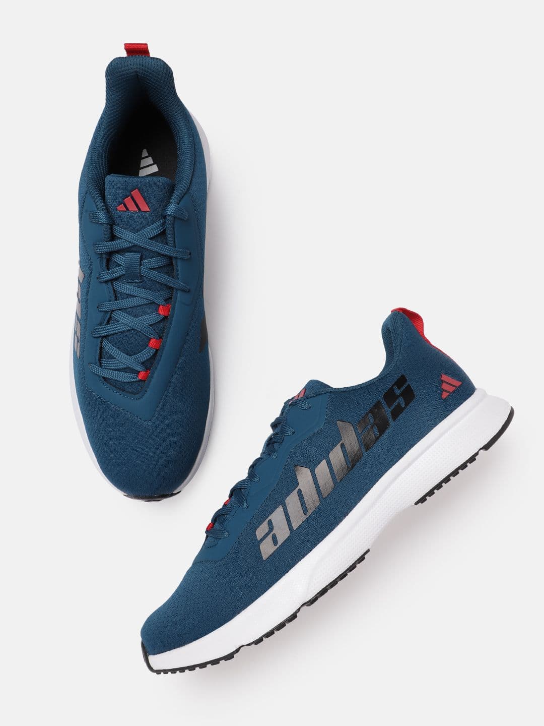 ADIDAS Men Woven Design GlintRun Shoes - view 1