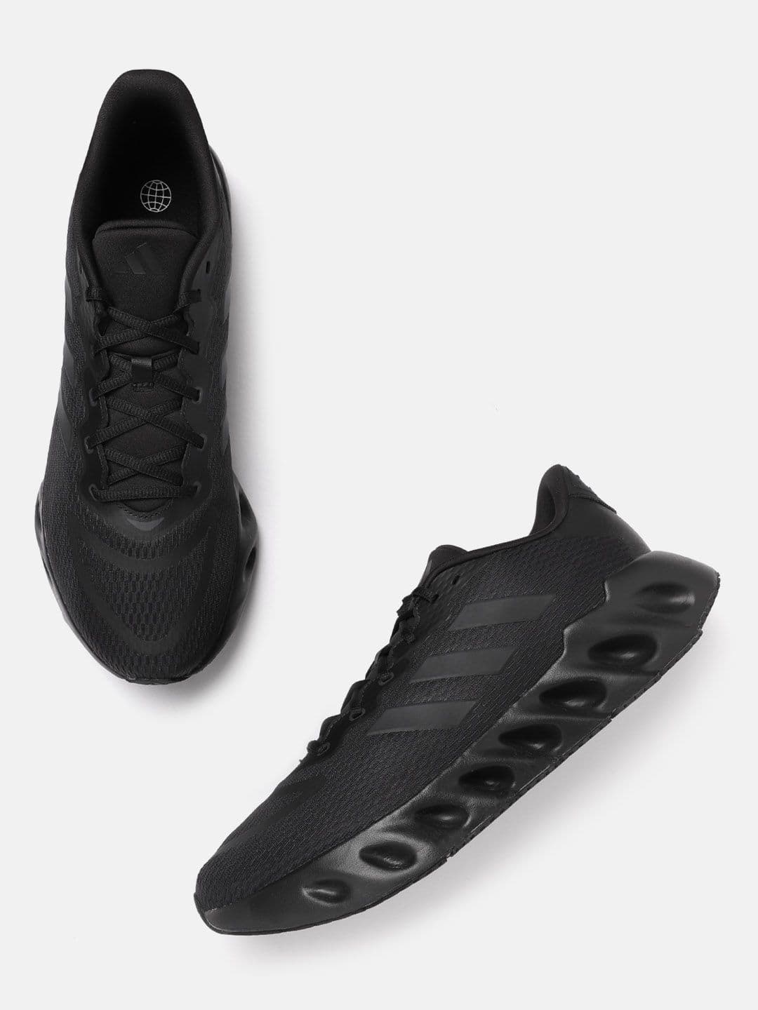 ADIDAS Men Woven Design Switch Run Shoes - view 1
