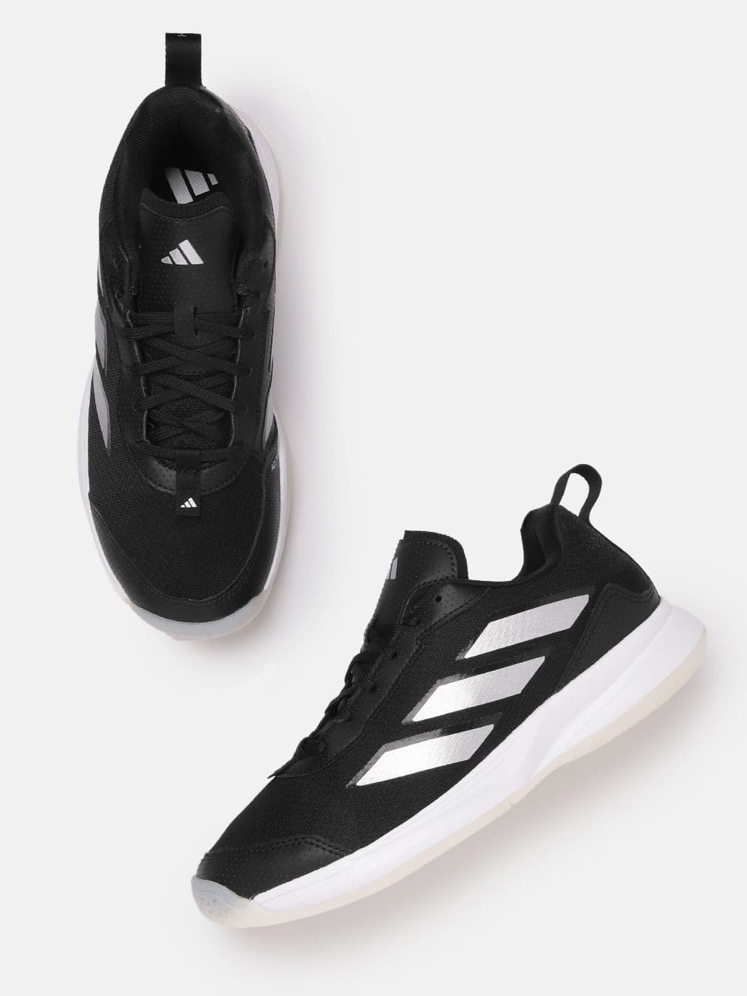 ADIDAS Women Woven Design AVAFLASH LOW Tennis Shoes - view 1